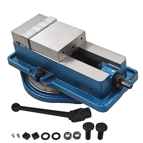 marddpair Heavy Duty Milling Vise 4 Inch 360 Degree Swiveling Base Accuracy Mill Vise Fit for Milling Shaping and Drilling Machines marddpair