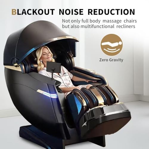 Full Body Zero Gravity Massage Chair, 51'' SL Track with 3 Levels Zero Gravity & Body Scan, 20 Auto Massage Programs, 3D Shiatsu Deep Tissue Massage, Foot Rollers, Airbag, Heating, Yoga Stretch UTHWELL