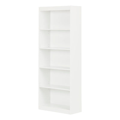 South Shore Axess 5-Shelf Bookcase - Pure White