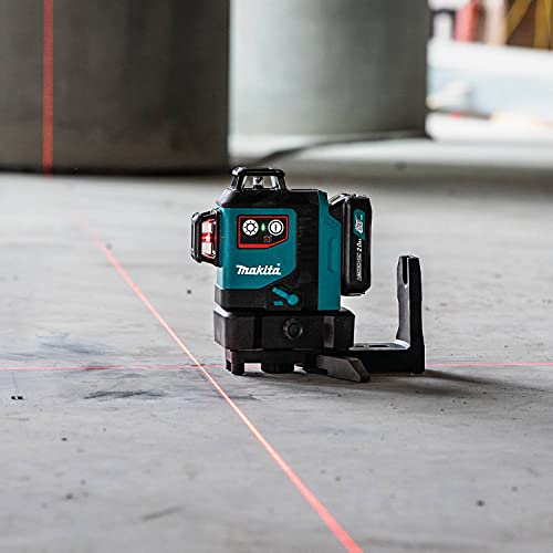 Makita SK700DNAJ 12V max CXT® Lithium-Ion Cordless Self-Leveling 360° 3-Plane Red Laser Kit (2.0Ah), Class II, 635 nm, <2 mW Makita