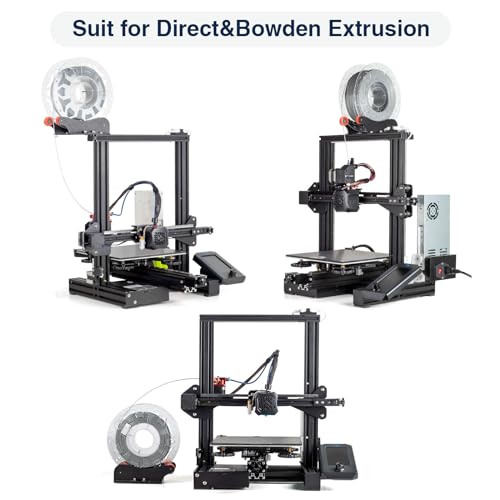 UniTak3D Ender 3 Metal Filament Spool Holder Upgrade Adjustable Roller Bracket with Bearing for TPU/PLA/ABS/PETG/Nylon/Wood Filament for Creality Ender 3 V2,Ender 3 Pro,Ender 5,CR10 3D Printers UniTak3D