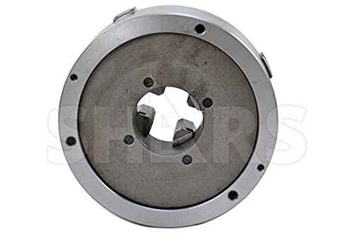 Shars 10" 4 jaw Self Centering Scroll Lathe Chucks Solid Jaws 202-5475 R[ Shars