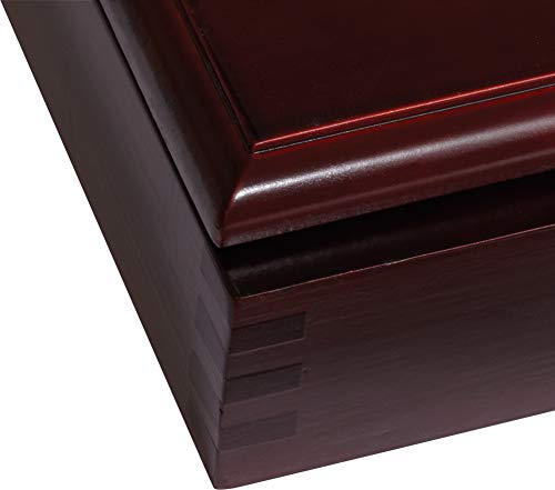 Viper Hudson Sisal/Bristle Steel Tip Dartboard Cabinet, Mahogany Finish Viper