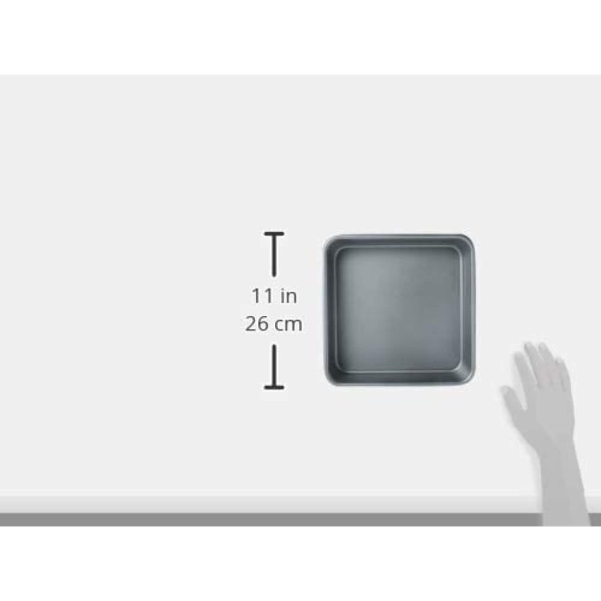 Cuisinart 9-Inch Chef's Classic Nonstick Bakeware Square Cake Pan, Silver Cuisinart