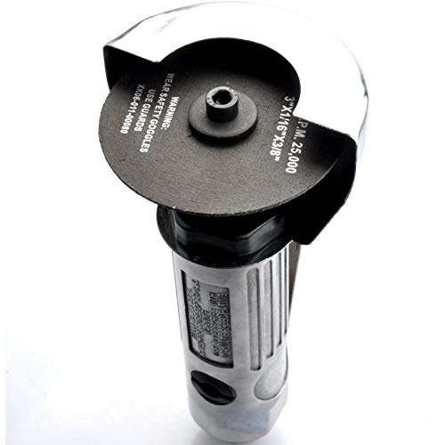 Air Cut Off Tool 3 Inch Pneumatic Cutoff Tool 22000RPM with 6 Wheel Blades for Metal Fiberglass Plastic Sheet Wood DIY Projects Mefape