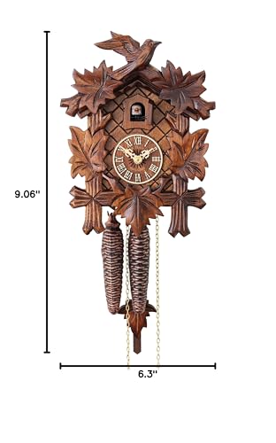HerrZeit by Adolf Herr Cuckoo Clock - The Traditional Vine Leaves AH 80/1 HerrZeit by Adolf Herr