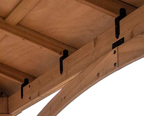 Handy Home Products 19360-6 Brezina 12'x12' Cedar Residential Pavilion and Gazebo Handy Home Products