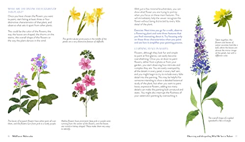 Wildflower Watercolor: The Beginner’s Guide to Painting Beautiful Florals WoodArtSupply