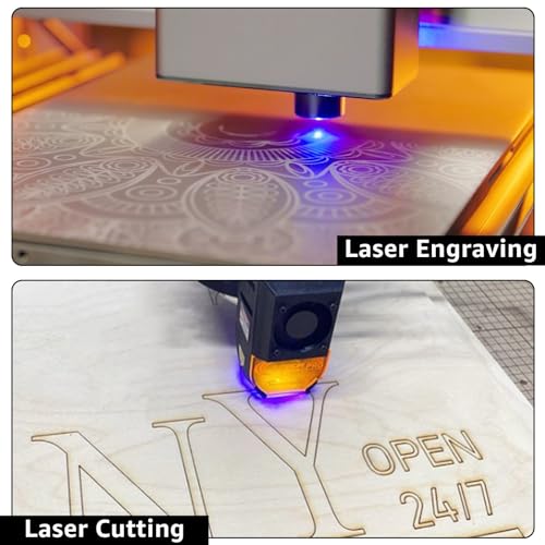 6Pcs 12 x 12 x 1/16 Inch Walnut Plywood Sheets Unfinished Plywood Sheet for Arts and Crafts, Painting, Pyrography, Wood Engraving, Wood Burning, Laser, Architectural Models ACXFOND