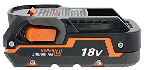 Ridgid Genuine OEM AC840085 1.5 Amp Hour 18V Compact Lithium Ion Power Tool Battery with Onboard Fuel Gauge and Flat Standing Base RIDGID