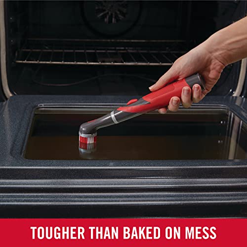 Rubbermaid Reveal Power Scrubber 18-Piece Kit, Cordless Electric Battery Powered Scrub Brush, Water Resistant, for Home/Kitchen/Bathroom/Grout/Tile/Shower/Tub Rubbermaid