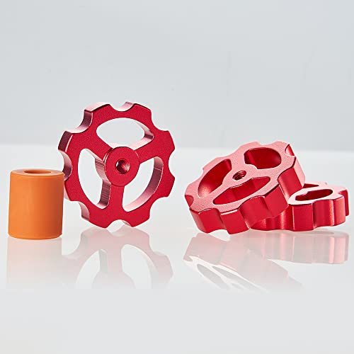 3D Printer Bed Leveling Kit, Ender 3 Leveling Nut and Heatbed Silicone Column Mounts R eplacement Part for Ender 3/Ender 3 Pro/End SAPLUSREPRAP