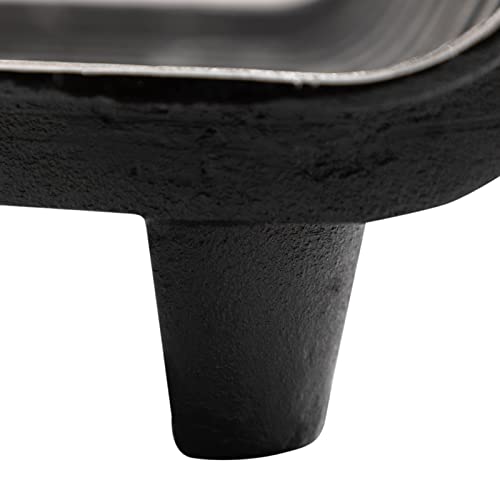 AGTEK 24 inch Fireplace Log Grate Heavy Duty Solid Steel Fire Grates Wood Stove Chimney Burning Rack Holder AGTEK