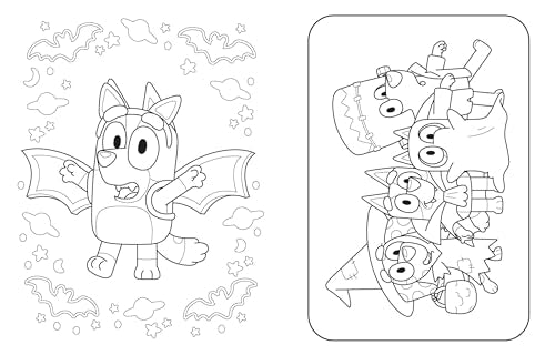 Bluey: Hooray, It's Halloween!: A Coloring Book WoodArtSupply