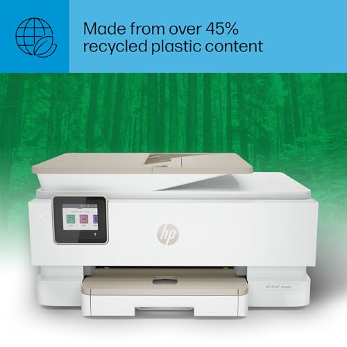 HP ENVY Inspire 7958e Wireless All-in-One Color Inkjet Printer, Print, scan, copy, Duplex printing best-for-home, 3 months of ink included (327A7A) HP
