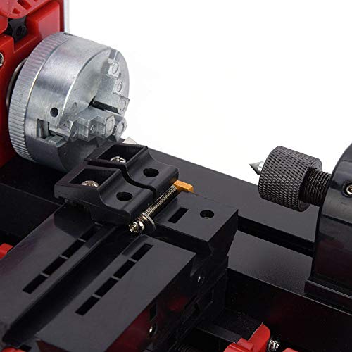 Mini Lathe Machine,24W 20000Rpm Mini Multifunction Wood Lathe Metal Rotating Lathe Diy Tool Benchtop Wood Lathes For Wood Glass Plastic Milling Machining/Lignin Plastic/Soft Metal Focket