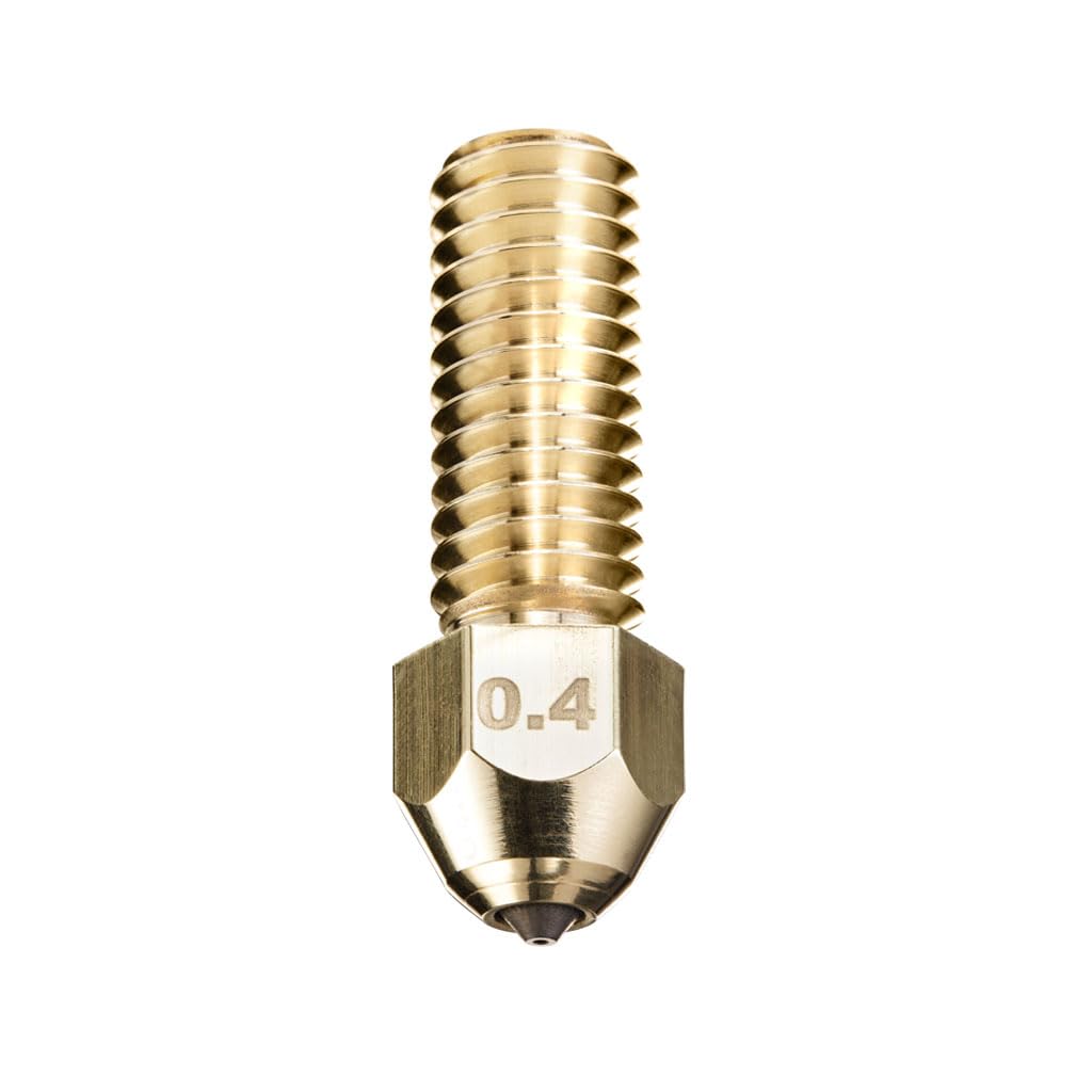DUROZZLE Diamond PCD Tip Nozzles 0.4mm for K1 / K1 Max/CR-M4 / CR-10 SE/Ender 3 V3 KE 3D Printer, Hardened High Precision (K1/K1 Max, 0.4mm) DUROZZLE