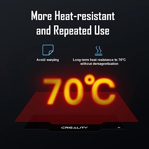 Creality Ender 3 Build Plate Ultra Flexible Removable Magnetic Build Surface Hot Bed Cover for Ender 3/Ender 3 Pro/Ender 3 V2/Ender 5/Ender 5 Pro/Ender 3 S1, 235X235MM Mefine