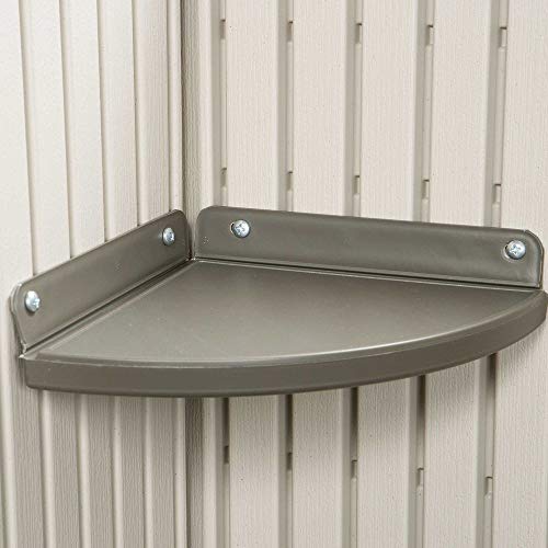 Lifetime 60079 Outdoor Storage Dual Entry Shed, 15 x 8 ft, Desert Sand Lifetime