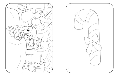 Bluey: Merry Christmas: A Coloring Book WoodArtSupply
