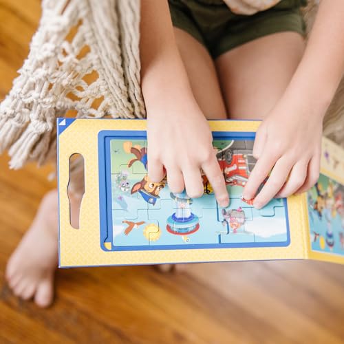 Melissa & Doug PAW Patrol Take-Along Magnetic Jigsaw Puzzles (2 15-Piece Puzzles) - FSC Certified Melissa & Doug