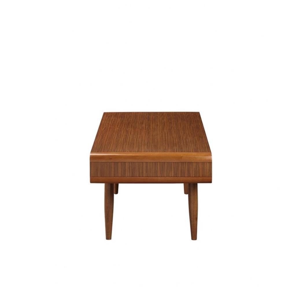 Boraam Zebra Series Halmstad Coffee Table, Rich Walnut Boraam