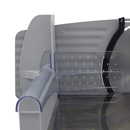 NESCO FS-200, Food Slicer, Gray, Aluminum with 7.5 inch Stainless Steel Blade, 180 watts, One Size Nesco