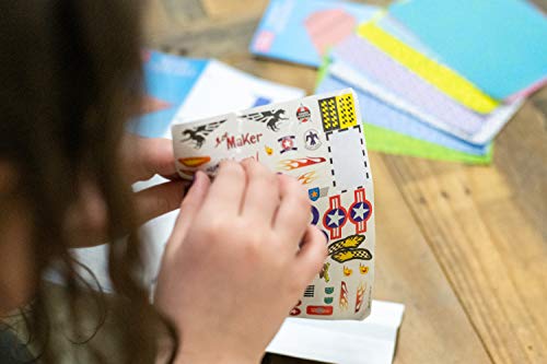 Bendon TS Shure Paper Airplanes Mini Activity Tin with 20 Paper Airplanes and Sticker Sheet 50435 Bendon