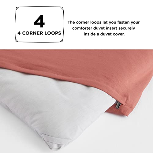 Bedsure California King Comforter Set - Grayish White Soft Bedding for All Seasons, Cationic Dyed Bed Set, 3 Pieces, 1 California King Size Comforter (104"x96") and 2 Pillow Shams (20"x36"+2") Bedsure