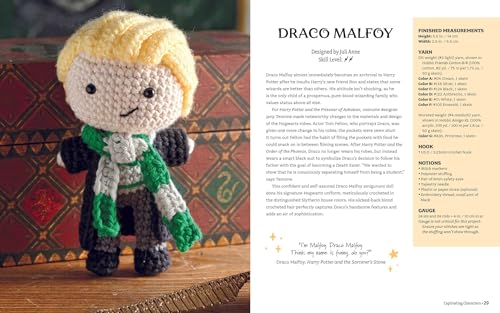 Harry Potter: The Official Book of Crochet Amigurumi WoodArtSupply