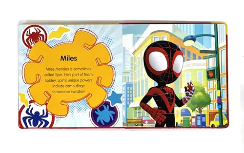 Marvel Spidey and his Amazing Friends My First Puzzle Book - Jigsaw Puzzles for kids, 10-page board book, 5 puzzles to enjoy Phidal