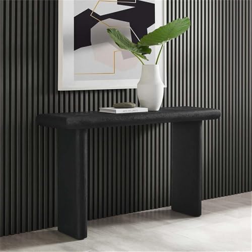 Modway EEI-6577-BLK Relic Concrete Textured Console Table, Black Modway