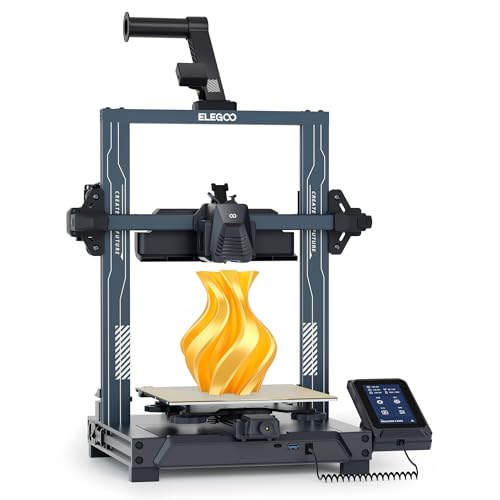 ELEGOO Neptune 4 Pro 3D Printer, 500mm/s High Speed FDM Printer with Klipper Firmware, Auto Leveling and Direct Drive Extruder, Easy Assembly, 8.85x8.85x10.43 Inch Printing Size ELEGOO