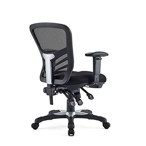Modway EEI-757-BLK Articulate Ergonomic Mesh Office Chair in Black Modway