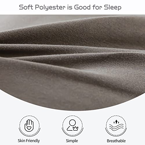 MAXYOYO Futon Mattress, Padded Japanese Floor Mattress Quilted Bed Mattress Topper, Extra Thick Folding Sleeping Pad Breathable Floor Lounger Guest Bed for Camping Couch, Dark Grey, Queen MAXYOYO