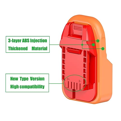 1x Adapter Upgrade for Bauer 20v Lithium System Cordless Tools Compatible with Ridgid 18v Battery -Adapter Only X-Adapter