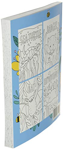 100 Animals for Toddler Coloring Book: My First Big Book of Easy Educational Coloring Pages of Animal Letters A to Z for Boys & Girls, Little Kids, Preschool and Kindergarten GOODMI