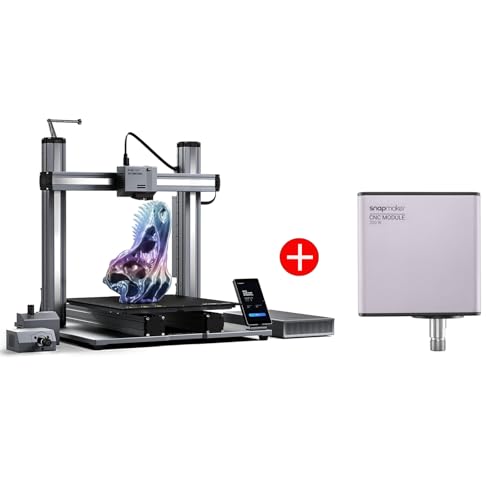 Snapmaker 2.0 A350T 3 in 1 3D Printer with 3D Printing Laser Engraving CNC Carving,and 200W CNC Module Snapmaker
