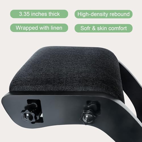 Predawn Adjustable Ergonomic Kneeling Chair β Custom Height Rocking Posture Stool with Thick Cushions, Solid Wood Frame, Knee Support Seat for Adults, Office or Meditation Use (Onyx Black) Predawn