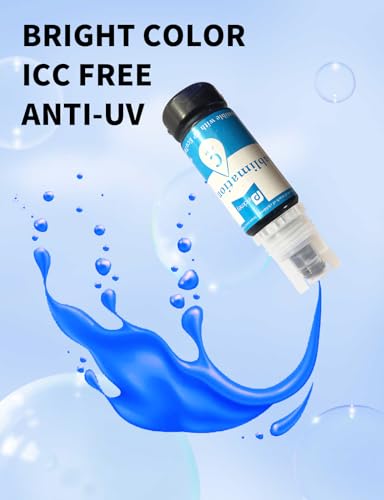 Cartridge-Free Super-Tank Printer with Sublimation Ink Bundle for Heat Transfers, Easy Fill, Built-in Scanner & Copier and Printing up to 13 x 19 Inches (Wide Format) Pinckney