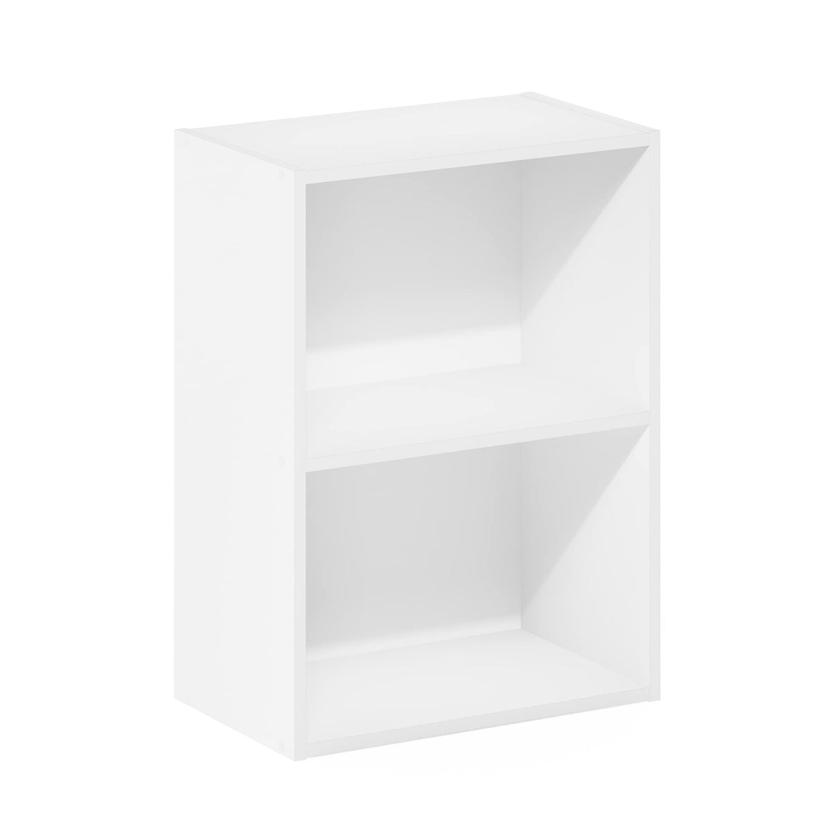 Furinno Luder Bookcase / Book / Storage, 2-Tier, White Furinno