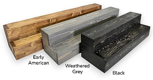 Tiered Bottle Shelf | 2 Tier Liquor Bottle Display | Bar Organization | Display Shelf | Wine Shelf | Bar Display | Kitchen Counter Shelf (12, Black) RBD Home