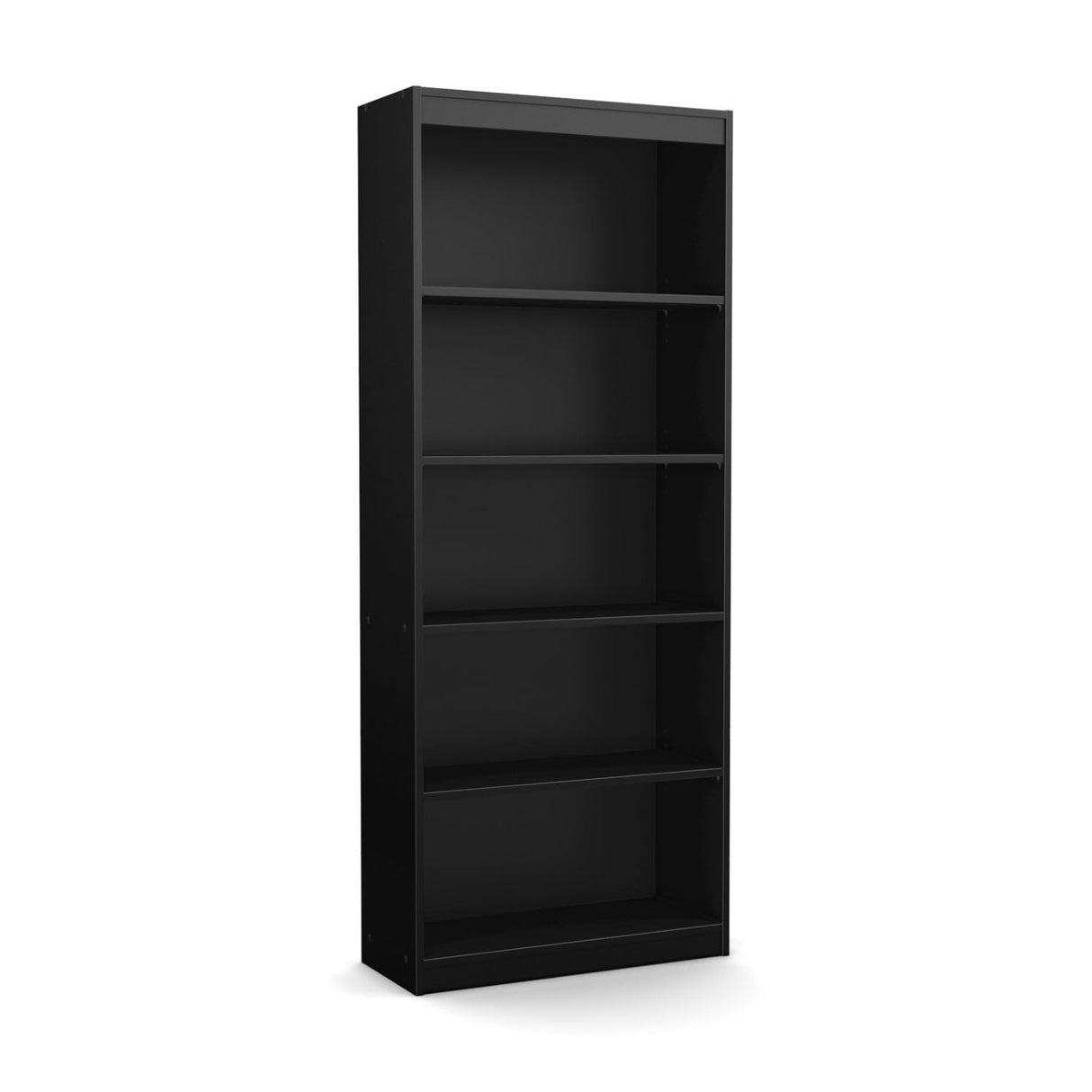 Maykoosh Asian Aesthetic Heavy Duty Floor Standing Bookcase - Stylish, Space-Saving Bookshelf with Adjustable Shelves for Home or Office Use Black/5 Tier Maykoosh