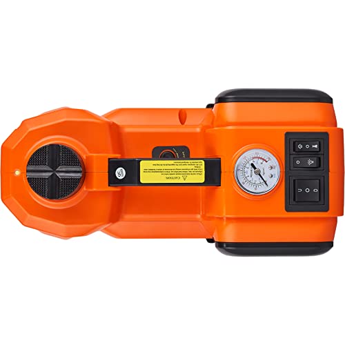 VEVOR Electric Car Jack, 5 Ton/11023 LBS Hydraulic Jack Lift with Electric Impact Wrench, Built-in Inflatable Pump, and LED Light for SUV MPV Sedan Truck Change Tires Garage Repair VEVOR