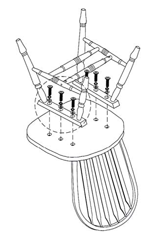Sunset Trading Oak Selections Dining Chair, Light Finish 19.5D x 20W x 38H in Sunset Trading