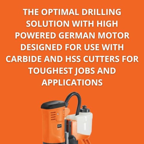 Jancy JME Holemaker III High Powered Endurance Magnetic Base Drill with 2" Maximum Drilling Depth - 3/4" Straight Shank, 1,100 W, 590 RPM 72705961090 Jancy