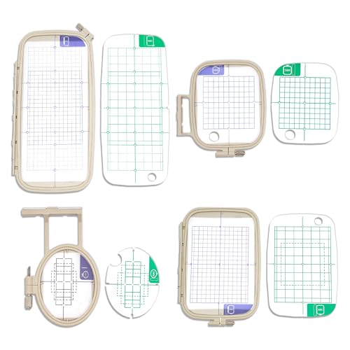 Brother PE900 5" x 7" Embroidery Machine with 5 Piece Embroidery Hoop Bundle & 230+ Accessory Kit