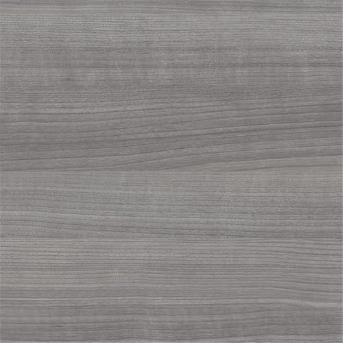 Pemberly Row 42W Round Conference Table with Wood Base in Platinum Gray - Wood Pemberly Row
