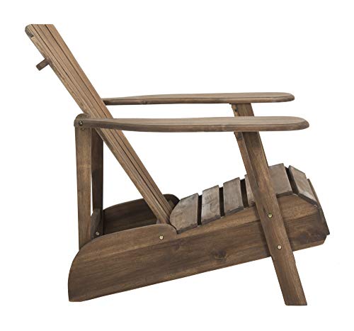 Safavieh Patio Collection Hampton Adirondack Acacia Wood Chair Safavieh