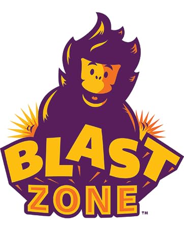 Blast Zone Triple Play Inflatable Combo Bounce House - Massive 16x14 - Blower - Premium Quality - 7 Players - Double Slides Blast Zone